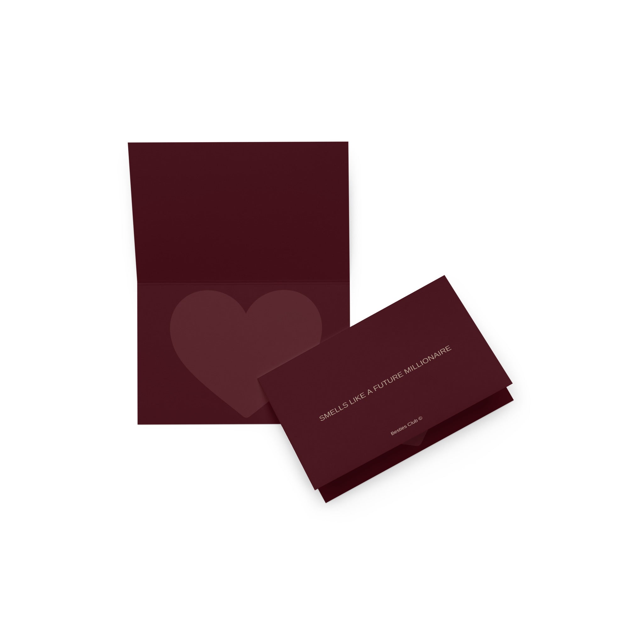 Future millionaire - Luxury Greeting Card for Millionaire Mindset Women.